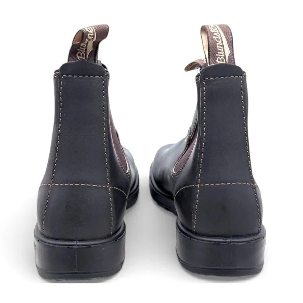 Blundstone 500 Stout Brown Leather Chelsea Boot AU 7.5